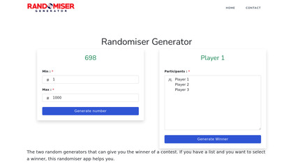 Randomiser Generator image