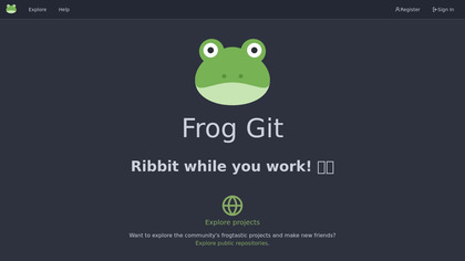 Frog Git screenshot