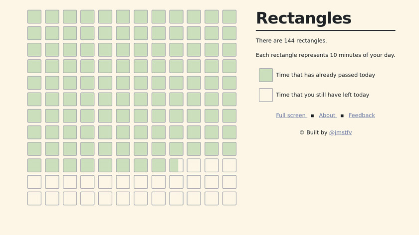 Rectangles Landing Page
