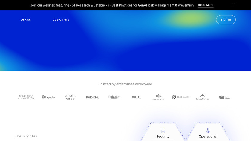 Robust Intelligence Landing Page