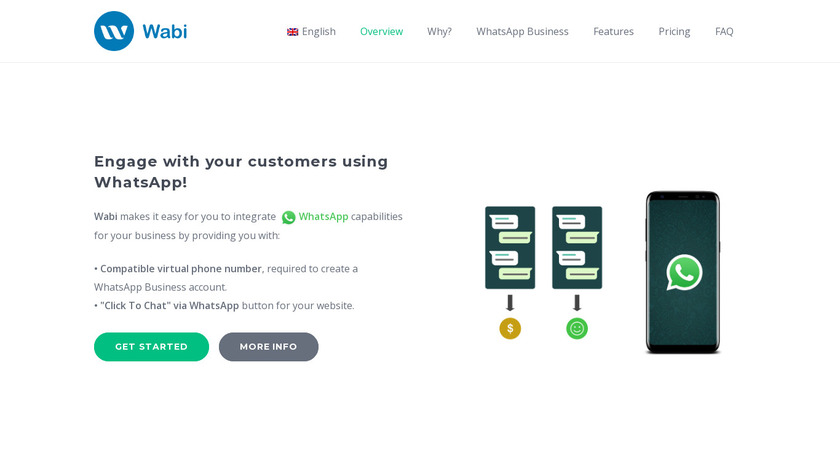 Wabi Landing Page