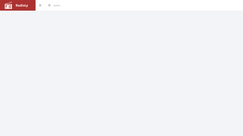 RadioLY Landing Page