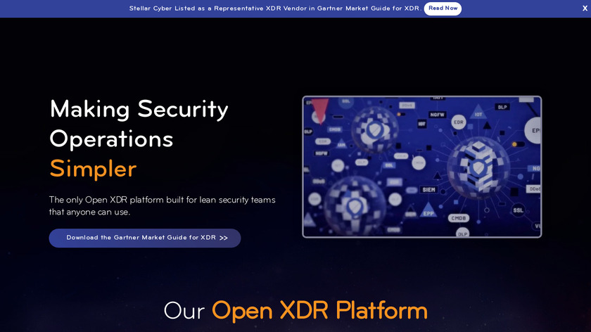 Stellar Cyber Landing Page