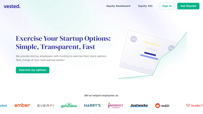 Vested.co Landing Page
