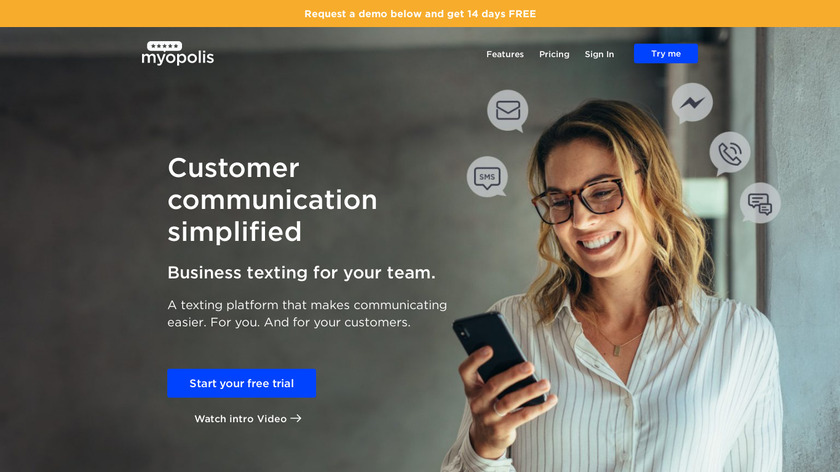 Myopolis Landing Page