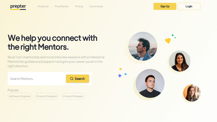 Prepter Landing Page