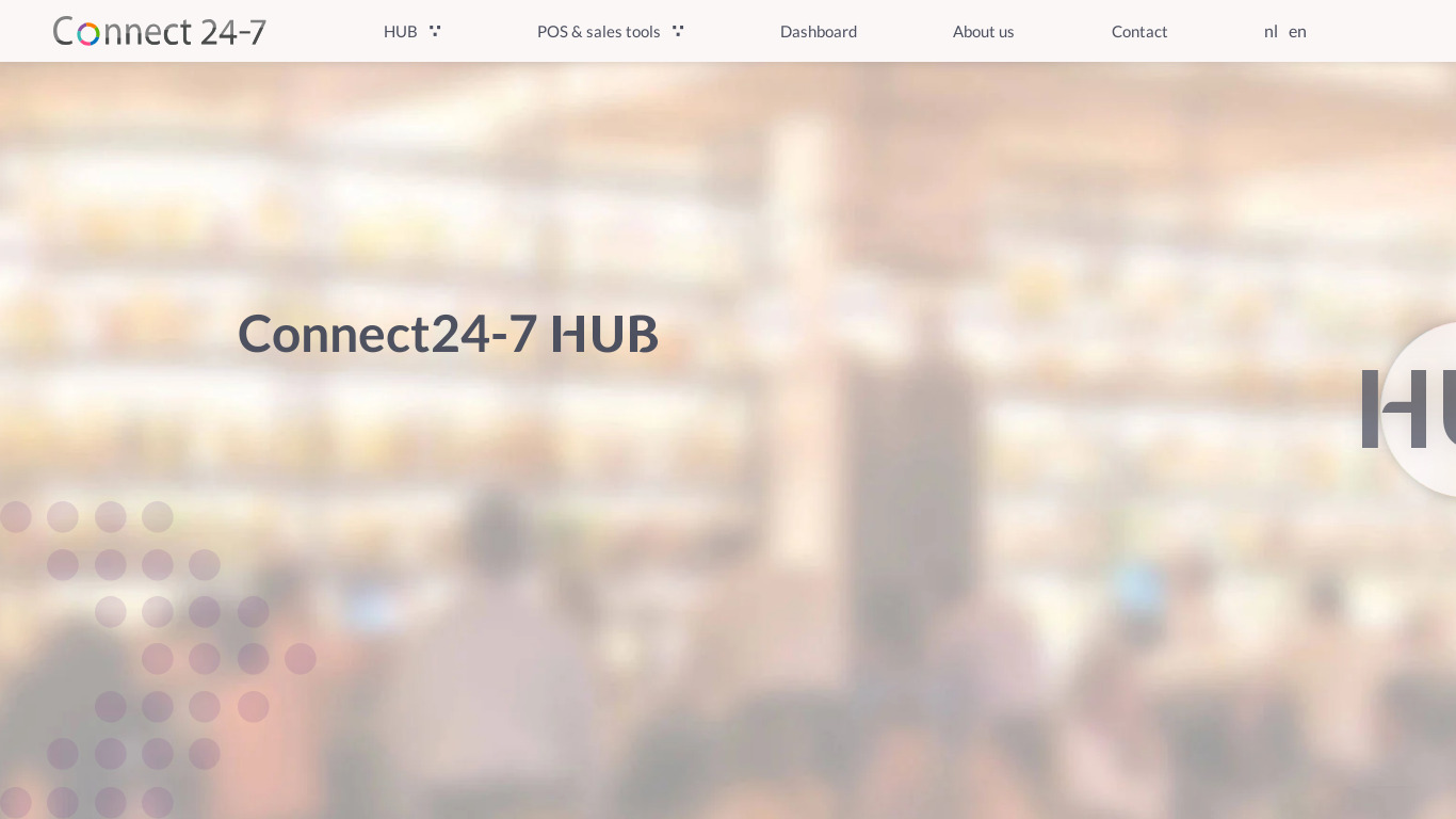 Connect24-7 Landing page