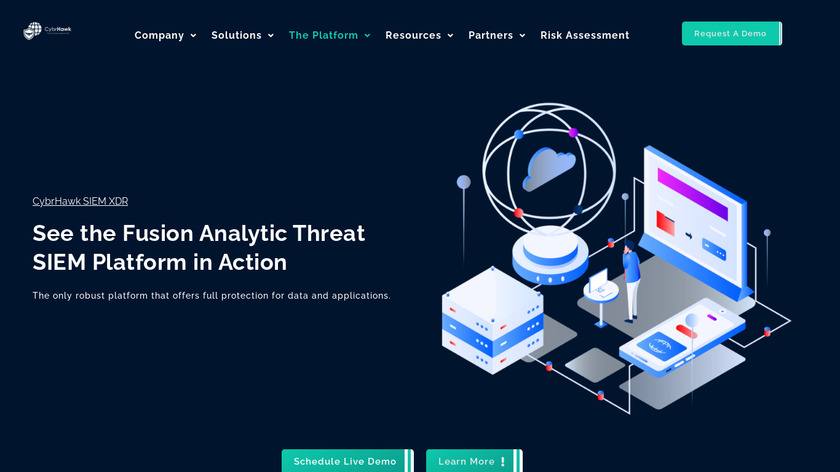Cybrhawk SIEM ZTR Landing Page