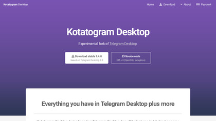 Kotatogram Desktop image