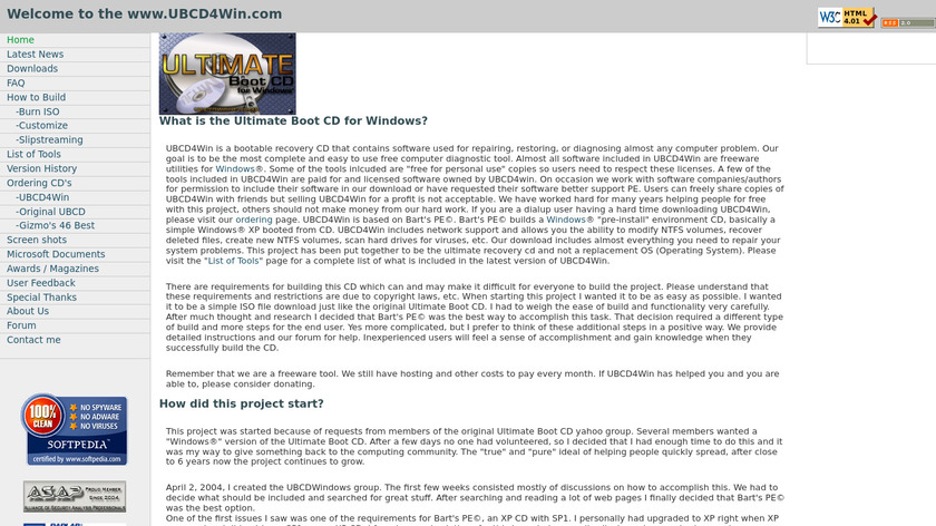 USBCD4WIN Landing Page