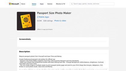 Passport Size Photo Maker image