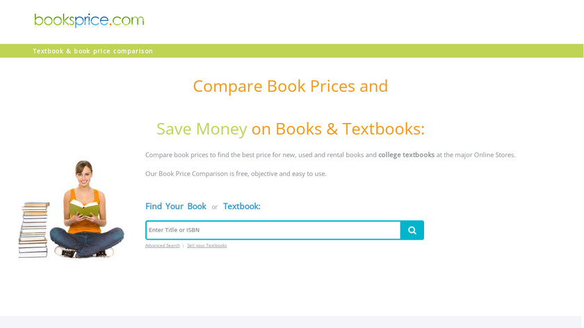 BooksPrice.com Landing Page