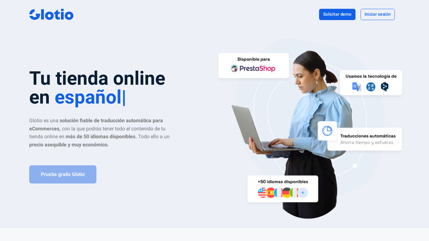 Glotio Landing Page