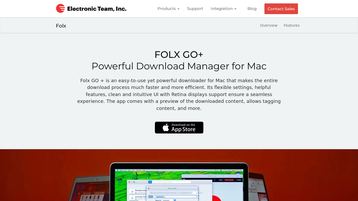 Folx GO + Landing page