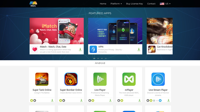 IPTV Player Landing Page