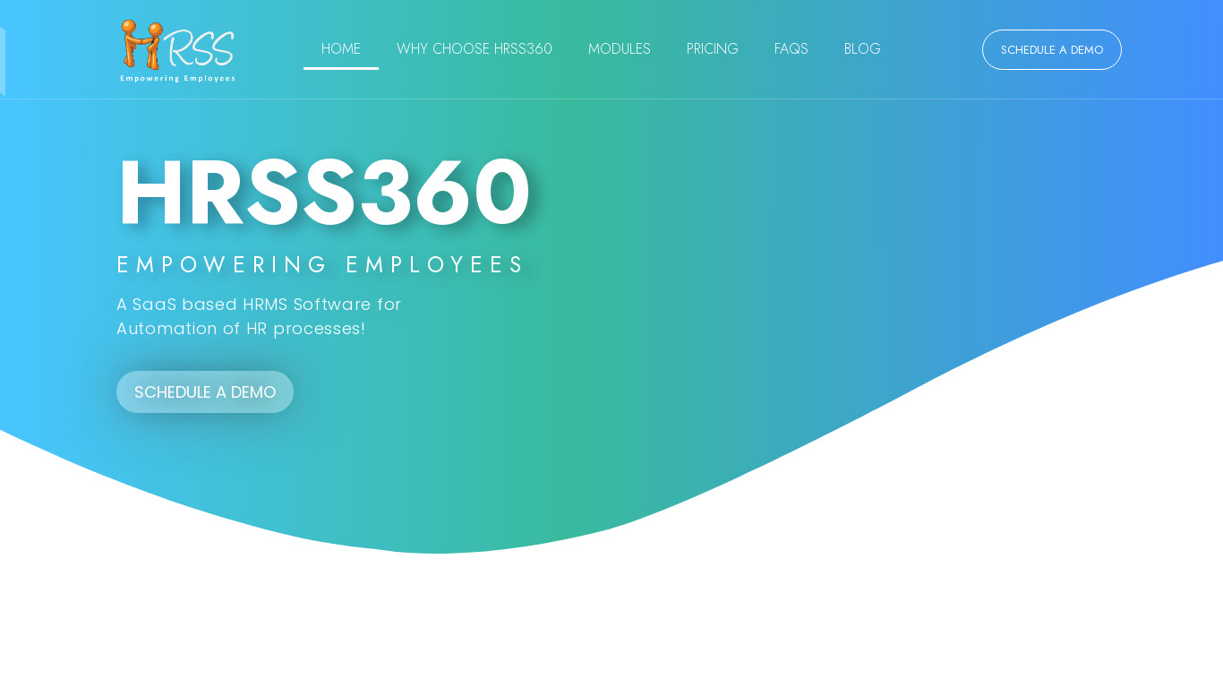 HRSS360 Landing page