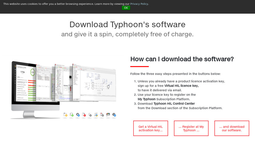 Typhoon Software Landing Page