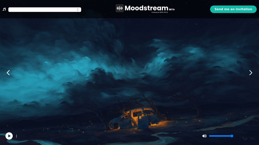 Moodstream Landing Page