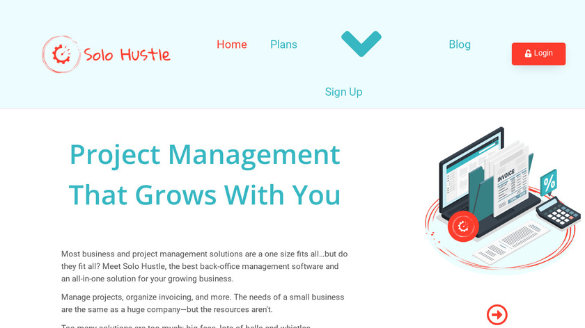 Solo Hustle Landing Page