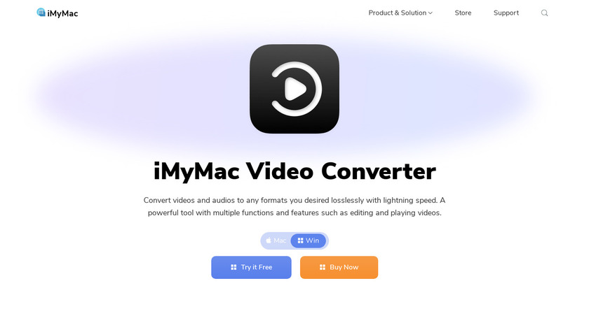 iMyMac Video Converter Landing Page