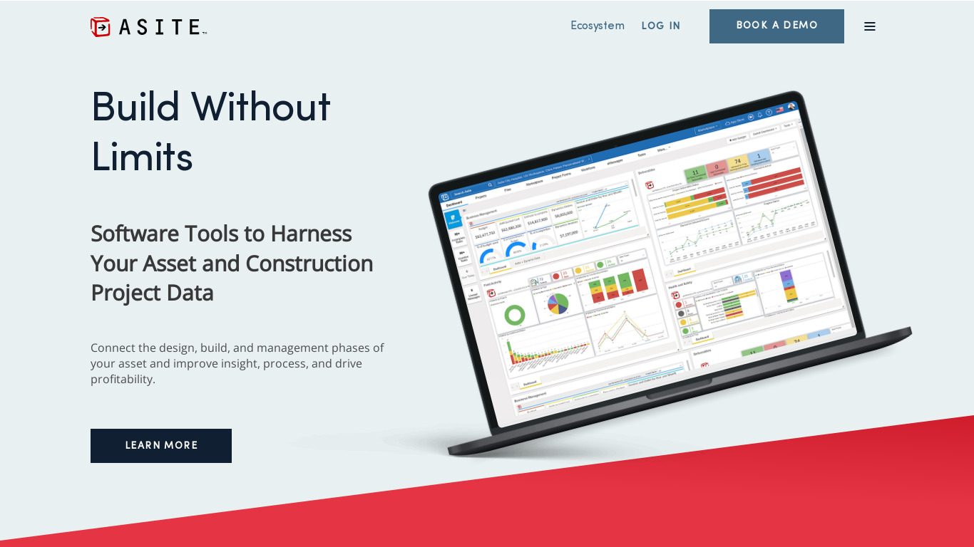 Asite Landing page