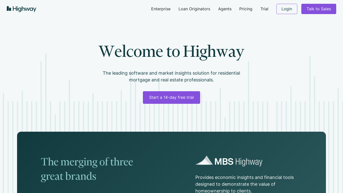 MBS Highway Landing page