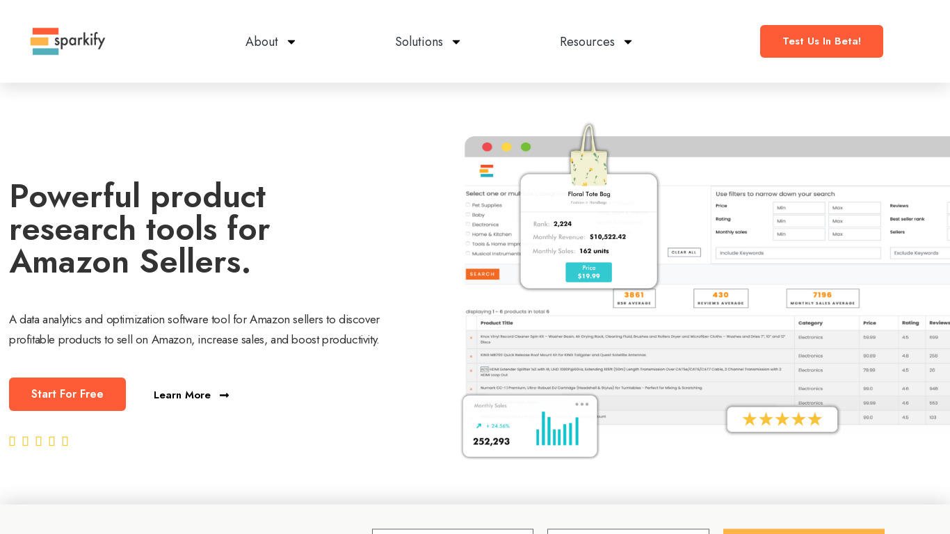 Esparkify Landing page