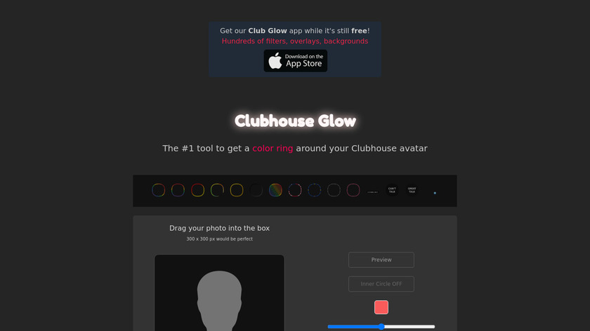 Clubhouse Glow Landing Page