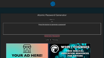 Atomic Password Generator image
