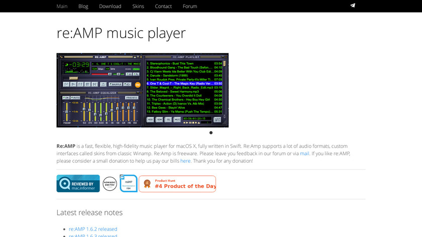 re:AMP screenshot
