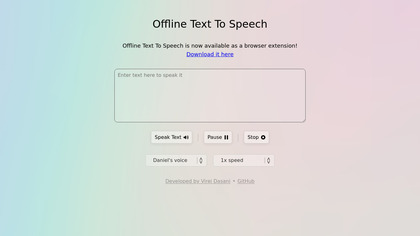 Offline Text To Speech screenshot