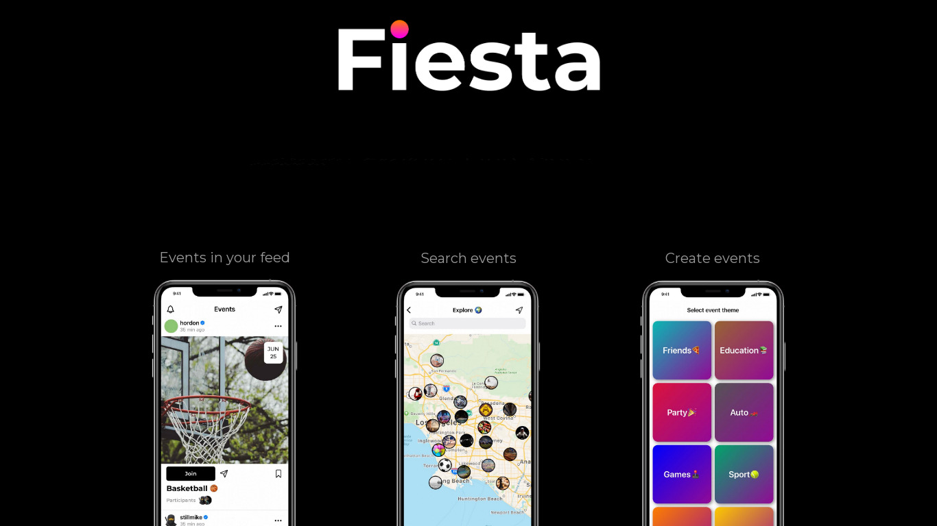 Fiesta Landing page