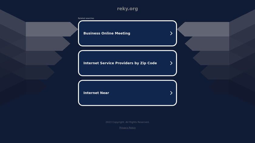 Reky Landing Page