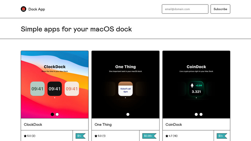 StockDock Landing Page