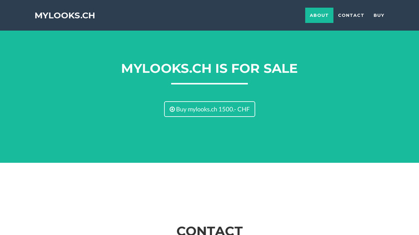 mYLooks Landing Page