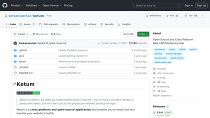 Open Source Web/API Monitoring Tool image