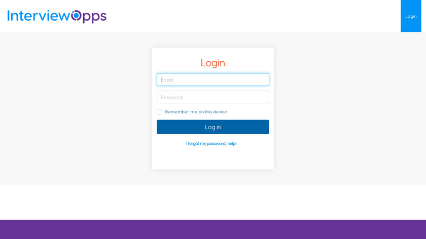 InterviewOpps Landing Page