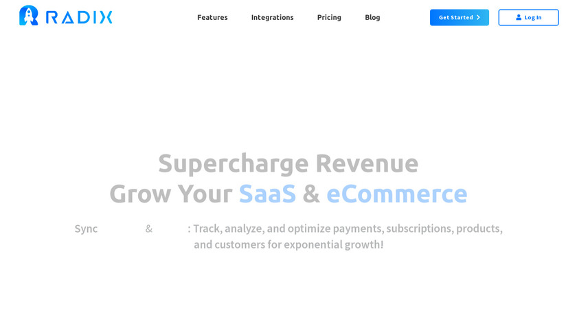 Radix Haven Landing Page