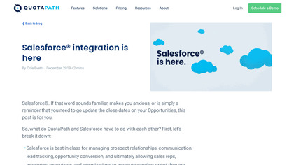 QuotaPath + Salesforce® Integration image