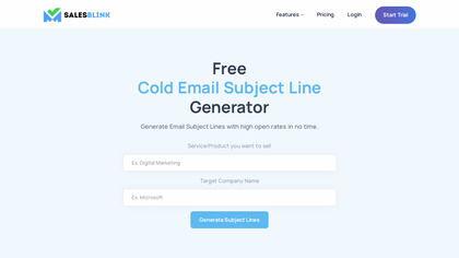 Cold Email Subject Line Generator image