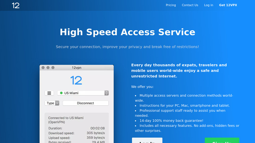 12vpn Landing Page