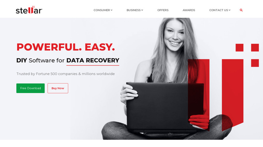 Stellar Phoenix SQL Backup Recovery Landing Page