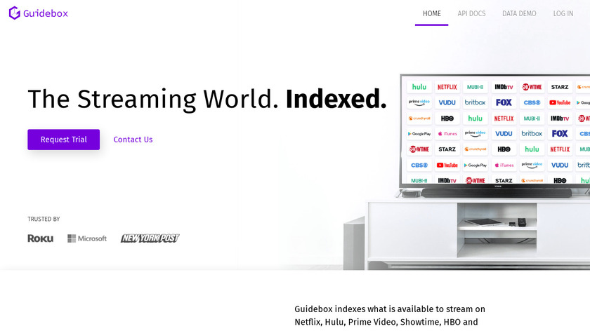 GuideBox Landing Page