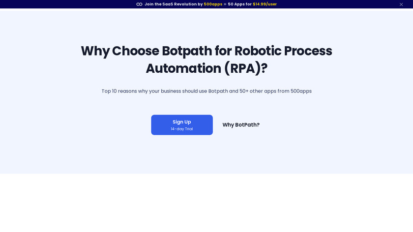 Botpath Landing Page