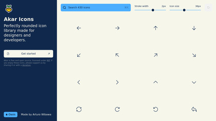 Akar Icons screenshot