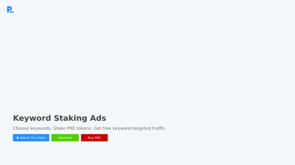 Presearch - Keyword Staking image