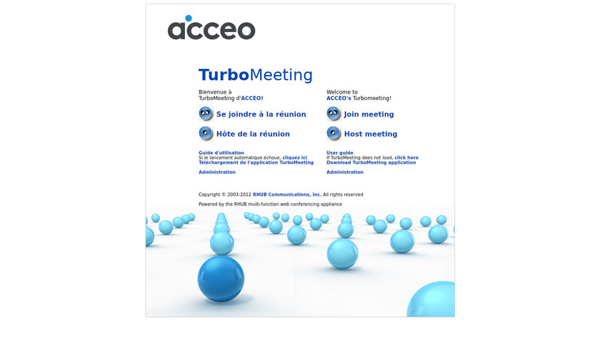 TurboMeet Landing Page