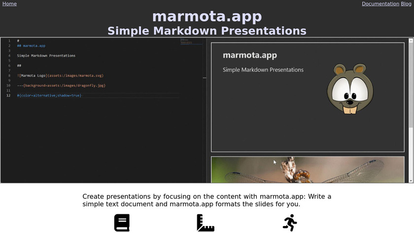 marmota.app Landing Page