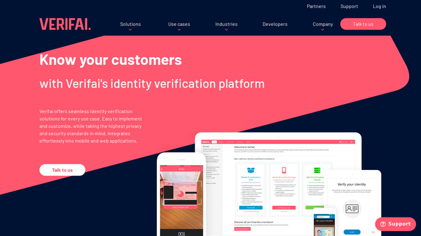 Verifai Landing Page