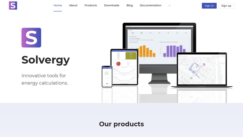 Solvergy Landing Page